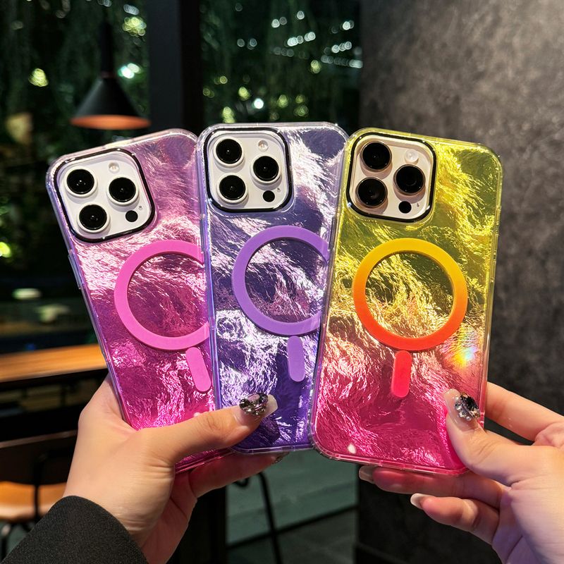 Wüste Gold Gilt Für Epple 16 Handy Fall Iphone14Promax Gletscher Muster Allmähliche Änderung Farbe 15 Magnetische Fall Großhandel_voghion.com