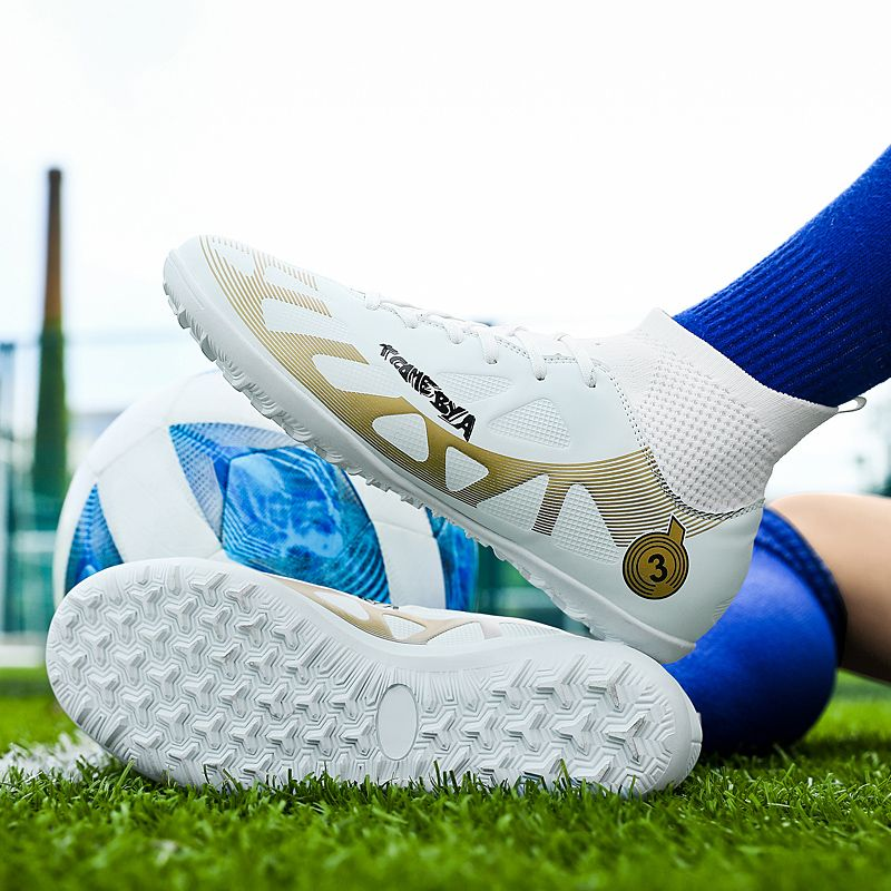 Vīriešu futbola zābaki Profesionāli augstpapēžu futbola apavi Āra lietošanai iekštelpās Ērti sporta apavi_voghion.com