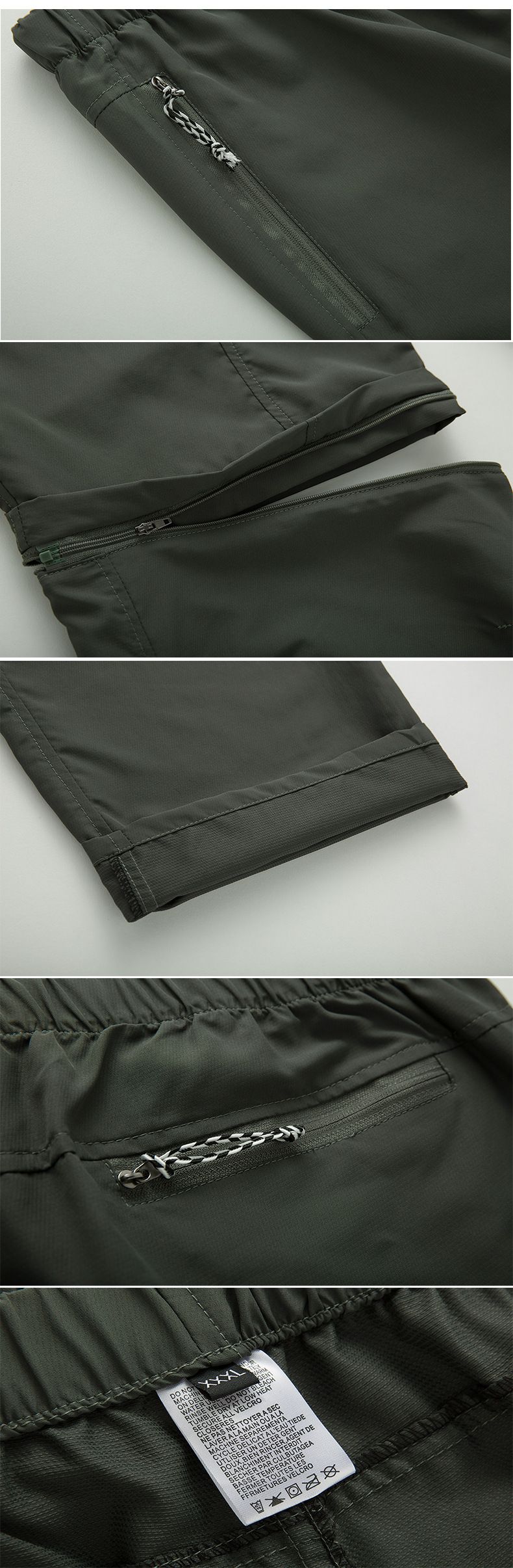 2024 Herren Quick Dry Outdoor Taktische Wasserdichte Abnehmbare Hose Wandern Sport Atmungsaktive Hose Camping Trekking Shorts_voghion.com