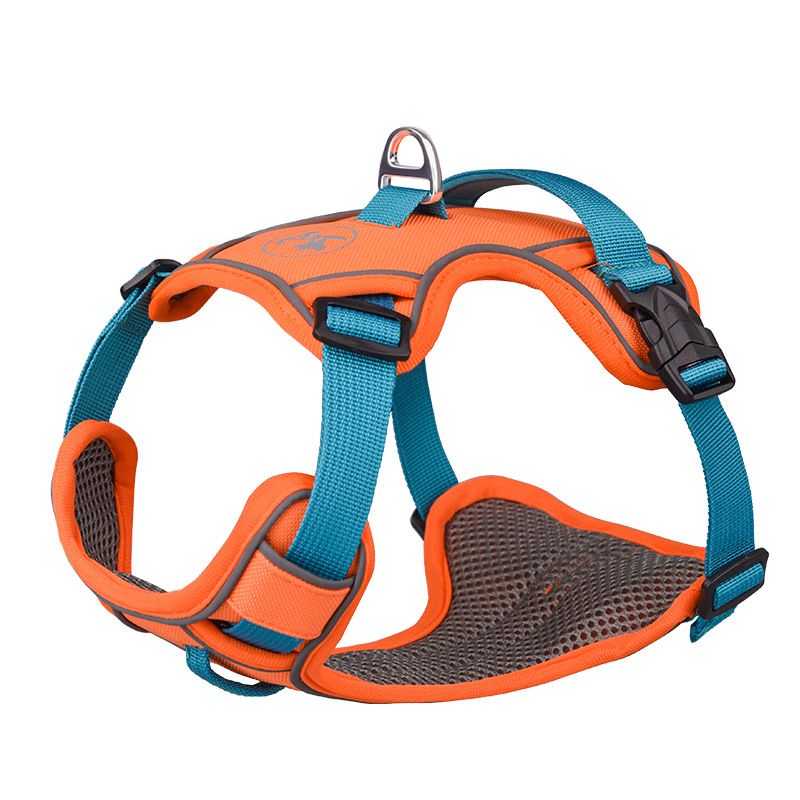 Coleira anti-explosão para animais de estimação, estilo colete, coleira refletiva e à prova d'água para cães pequenos e médios_voghion.com