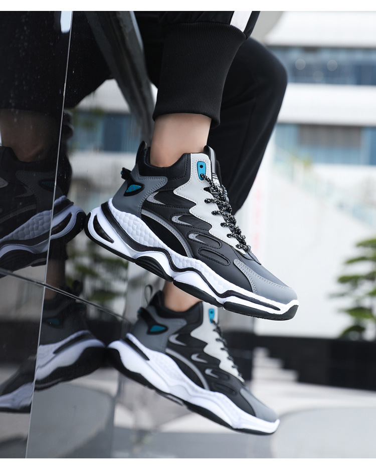 Zapatos para caminar para hombre Zapatos de trabajo Zapatillas de deporte Sintético Transpirable Acolchado Calzado versátil_voghion.com