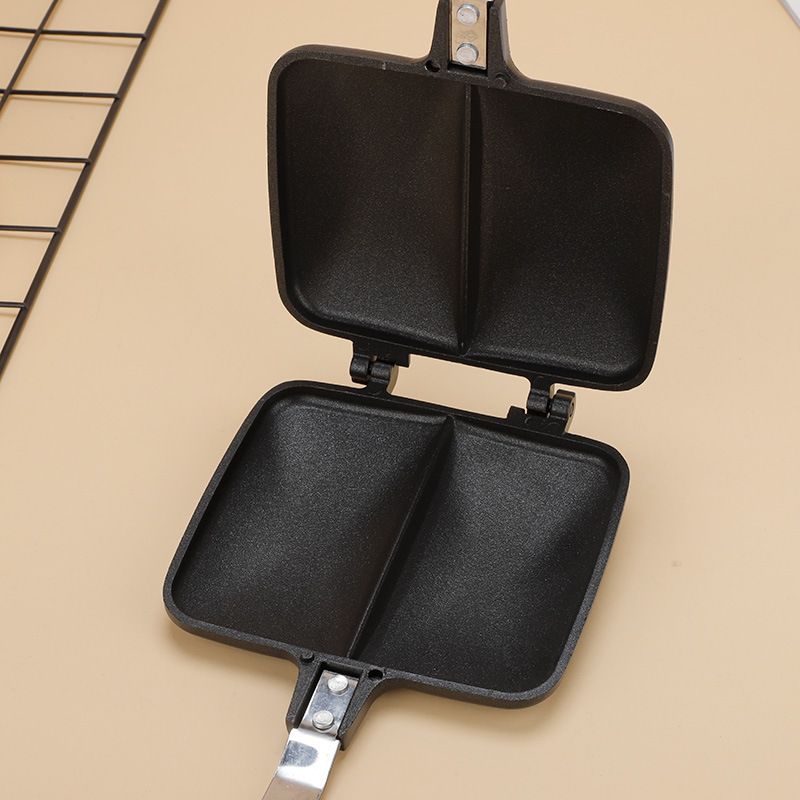 Die Cast Aluminum Pressure Edge Pocket Bread Frying Pan Mold Non Stick Energy Saving And Durable Double Sided Frying Pan_voghion.com