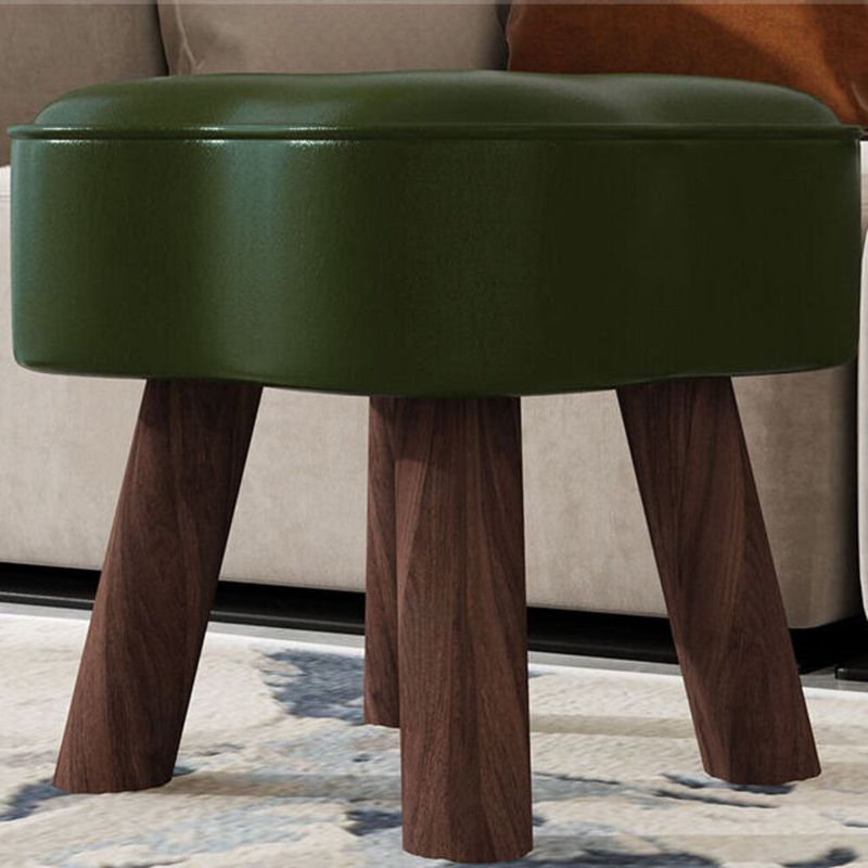 High-End-Internet-Promi-Sofa aus Massivholz für Erwachsene mit kleiner Blume, Couchtisch für Zuhause, Wohnzimmer, vierblättriger Kleeblatthocker_voghion.com