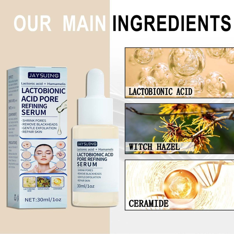 Beauty Care shop lactose acid Jaysuing solution removes blackheads, contracts pores, deeply cleanses, exfoliates, and gently mo_voghion.com