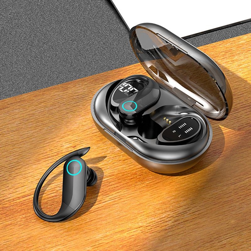 1 Set G37 Earbuds Bluetooth 5.3 LED Digital Display Reduction HiFi Sound Sensitive Touch Control Wireless Headsets for_voghion.com