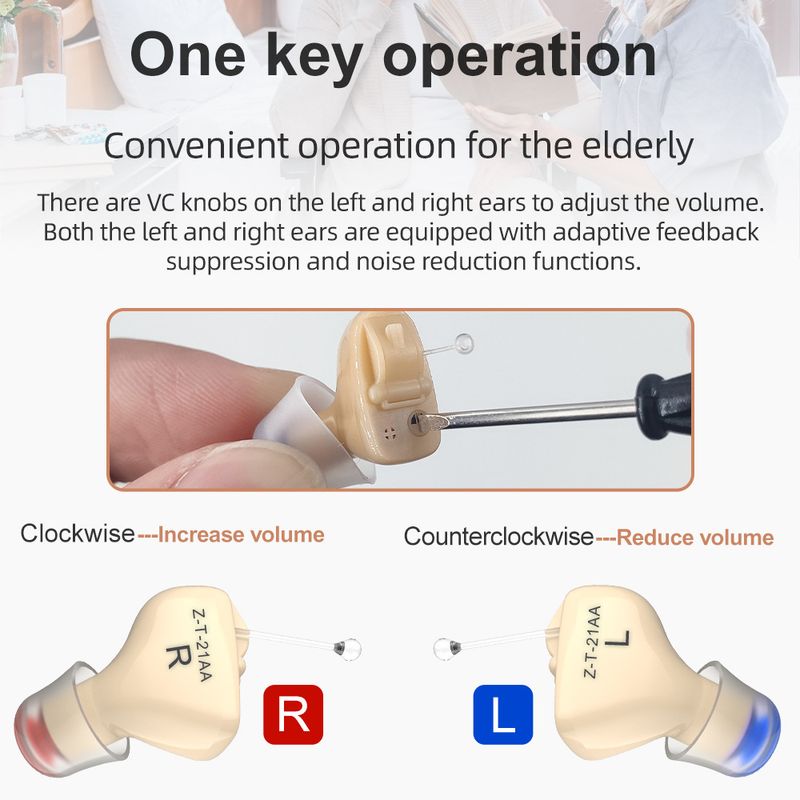 New digital invisible in-ear Hearing Aid sound amplifier AN127 Hearing Aid cross-border hot sale_voghion.com