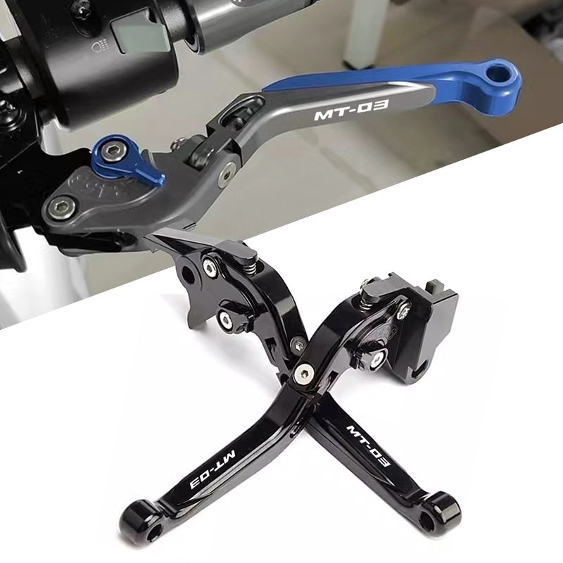 MT03 MT-03 MT 03 Új motorkerékpár alkatrészek CNC 6 sebességes állítható behúzható összecsukható fékkuplungkar_voghion.com