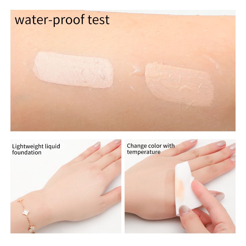 Base de maquillaje líquida Beauty QIC en botella pequeña, corrector de comercio exterior, maquillaje de larga duración, base de maquillaje líquida, crema BB hidratante._voghion.com