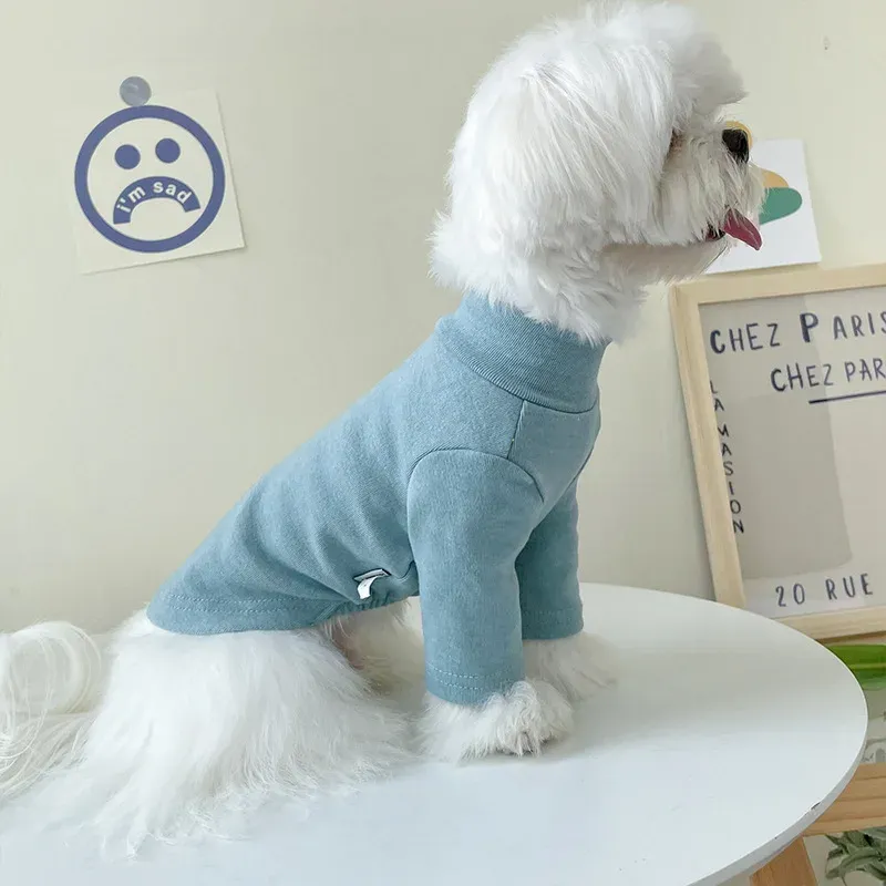 Baumwoll-Rollkragenpullover für Hunde von PawParty Store_voghion.com