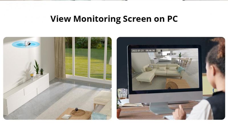 Wholesale Sonoff CAM Slim WiFi Smart Security Camera 1080P HD Motion Alarm Two-Way Audio Scene kage Alexa Google Home_voghion.com