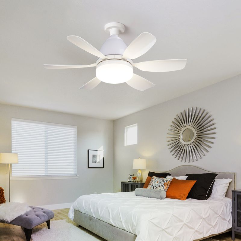 Stropní světla a ventilátory Nové světlo pro ventilátor do obývacího pokoje Stropní lampa s ventilátorem Jednoduché moderní LED světlo pro ventilátor do ložnice_voghion.com