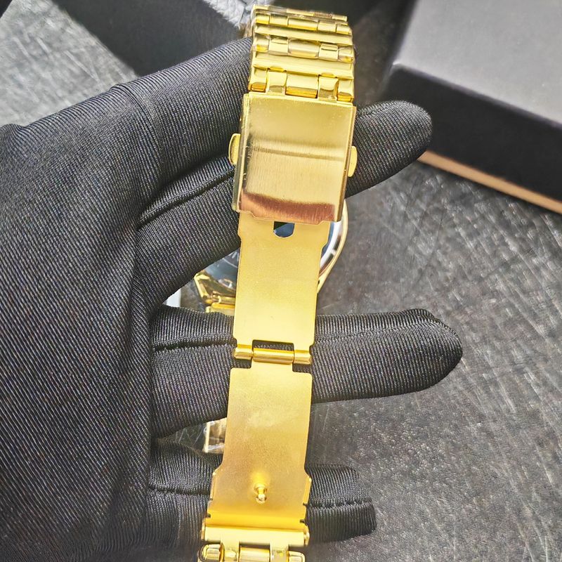 Watch OMYA New Three Eye Men's Fashion Business Steel Belt Quartz Watch_voghion.com