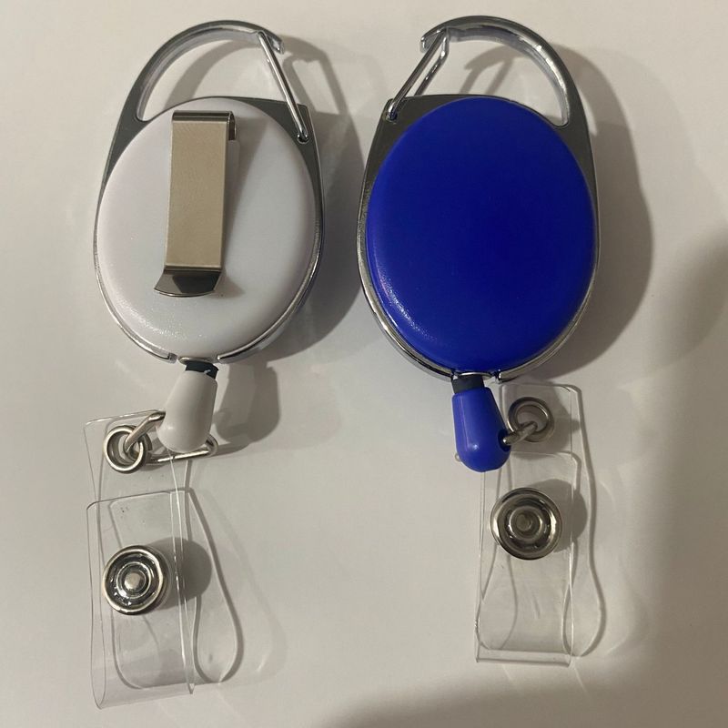 Unisex metallspänne som är lätt att dra ut, nyckelring i zinklegering, identifieringsspänne som är lossningsfritt, bröstklämma, lätt att dra ut i plastspänne som är infällbart_voghion.com