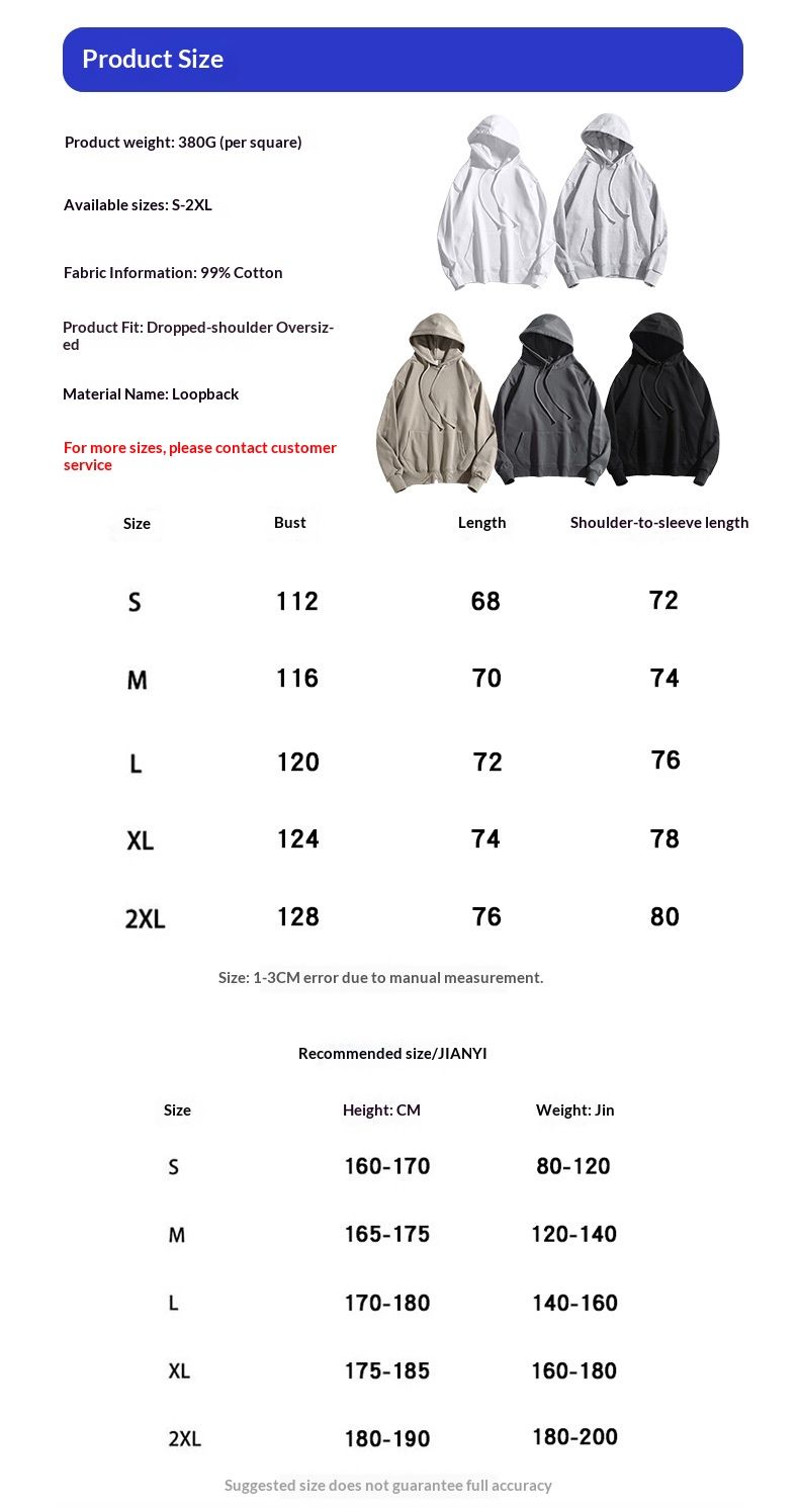 Sweat à capuche unisexe en coton éponge 380 g Live Source, style streetwear, coupe ample, couleur unie, personnalisable_voghion.com