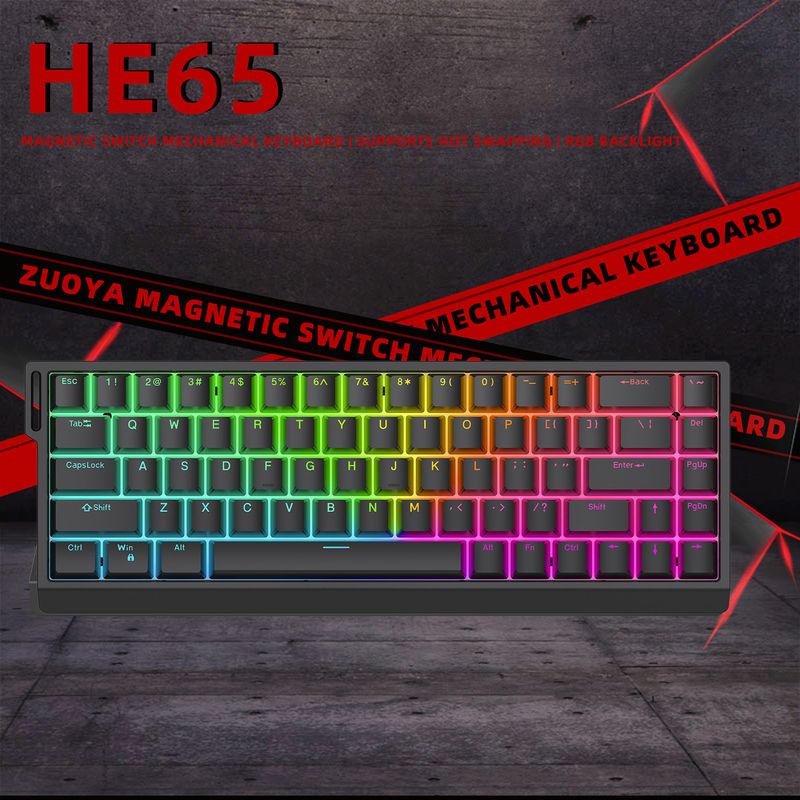 Tastiera meccanica ZUOYA HE30/65 8K con asse magnetico, speciale gioco Esports, grilletto rapido_voghion.com