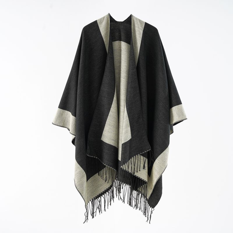 Winter Kwastjes Kasjmier Sjaal Dames Lange Stijl Lente en Herfst Verdikte Extra Grote Sjaal Dubbel doel_voghion.com