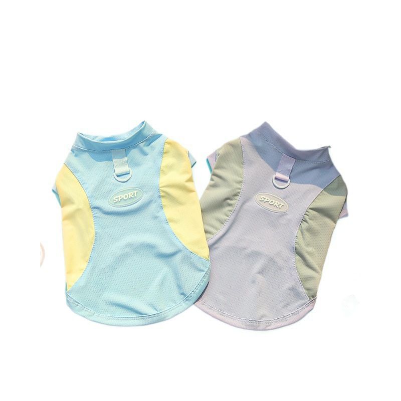 Haustierkleidung Katzenweste Anti-Shedding Ice Silk Schnelltrocknende Kleidung Frühling Sommer Hund Outdoor Sonnenschutzzubehör_voghion.com