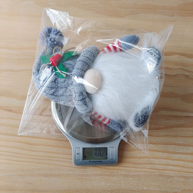 Haube új karácsonyi dekorációk karácsonyi luxus gnóm kötött sapka világító Rudolf baba díszekkel_voghion.com