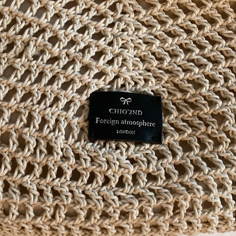 Nanfeng Chio2nd Amber Rope High-end Handmade Straw For Women Summer Shoulder Crossbody Woven Bag_voghion.com