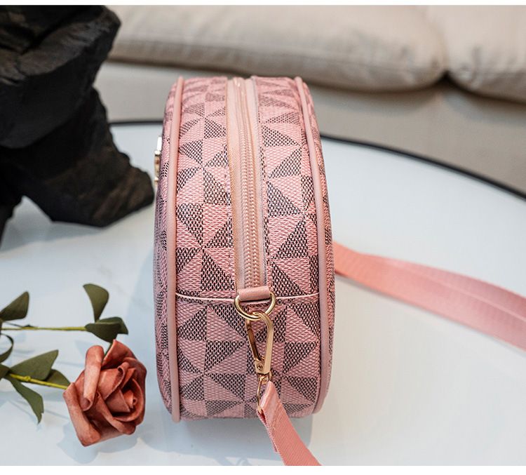 Mit Schmetterlingen verzierte Kameratasche für Damen – Schulter-Umhängetasche mit geometrischem Aufdruck_voghion.com