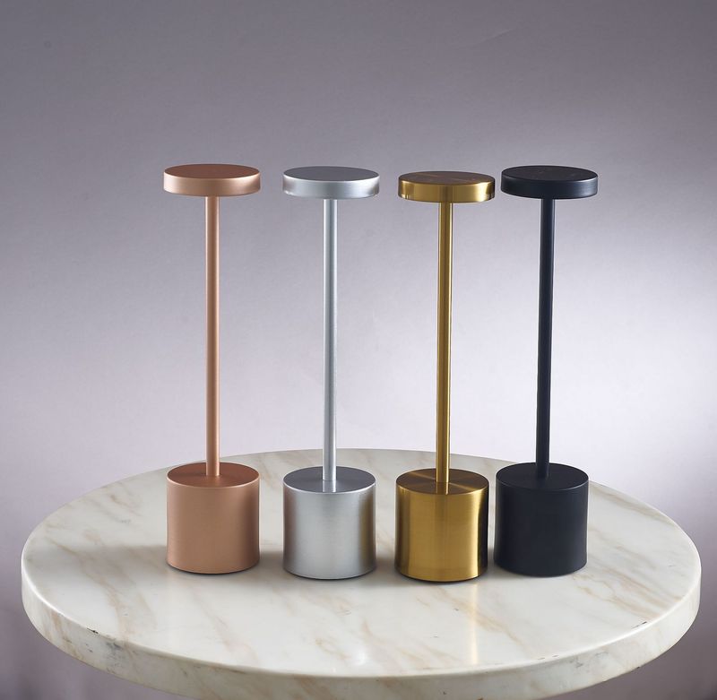 Rechargeable Table Lamp LED Touch Sensor Desktop Night Light Wireless Reading Lamp For Restaurant Hotel Bar Bedroom Decor Light_voghion.com