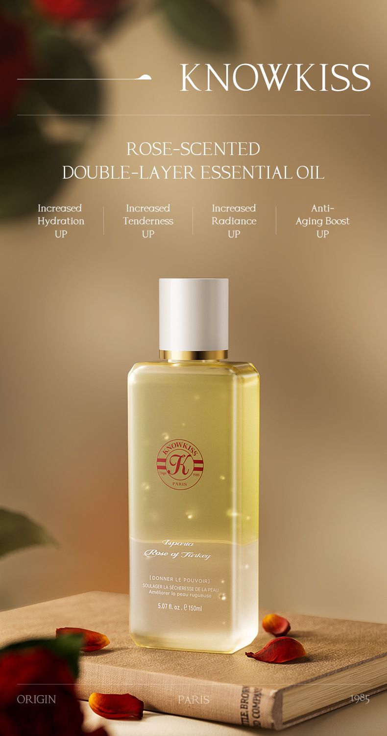 KnowKiss Rose Fragrance Double Essential Oil 150ml_voghion.com