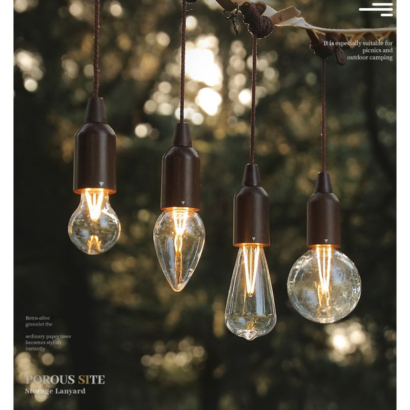 Câble lumineux LED de camping, lumière d'ambiance décorative multifonctionnelle portable de chargement_voghion.com
