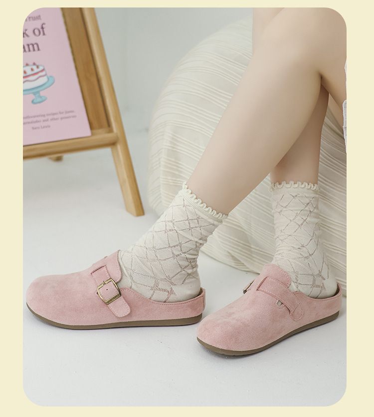 Pantofole da donna Ins Trend Casual All Match con supporto a metà piede_voghion.com