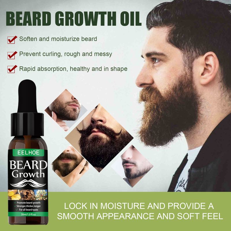 EELHOE Facial Hair Care Oil Nourishing Moisturizing Spray Facial Hair Care Fluffy And Soft Nourishing Oil_voghion.com