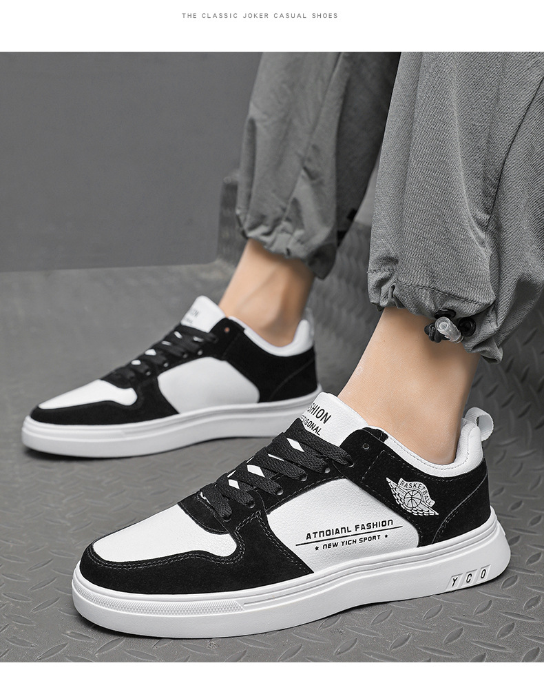 Hong Kong Style Korean Trendy Student Atmungsaktive Freizeitschuhe Explosionsgeschützte A J Low Top Sneakers Vielseitige flache Sportmänner S_voghion.com
