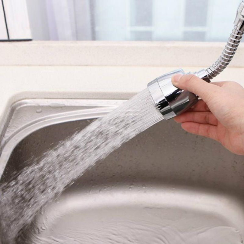 Universal tap water shower water saving rotatable filter nozzle faucet splash head extension extender_voghion.com