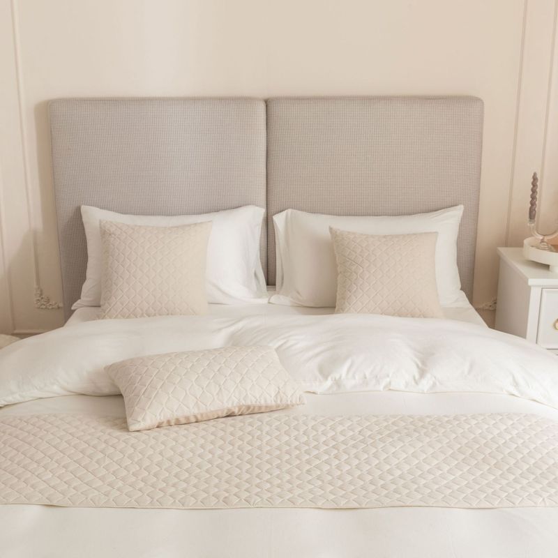 Semplice modello olandese in velluto ultrasonico a rombi per hotel, hotel, casa, letto, asciugamano, bandiera_voghion.com