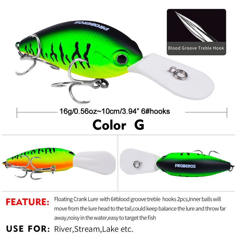 All-Purpose Lure 10.5cm 15g Rock Little Fat Guy With Golden Blood Groove Hook Bait Fishing Gear_voghion.com