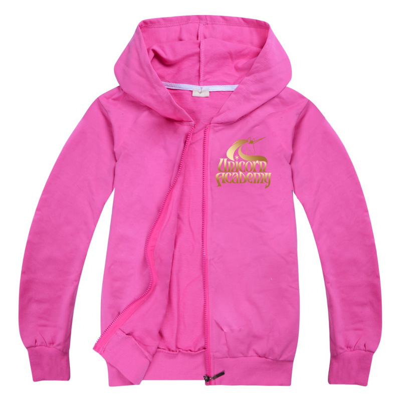 Academy Unicorn Cappotto primaverile e autunnale Cardigan per bambini con cerniera Set 3011_voghion.com