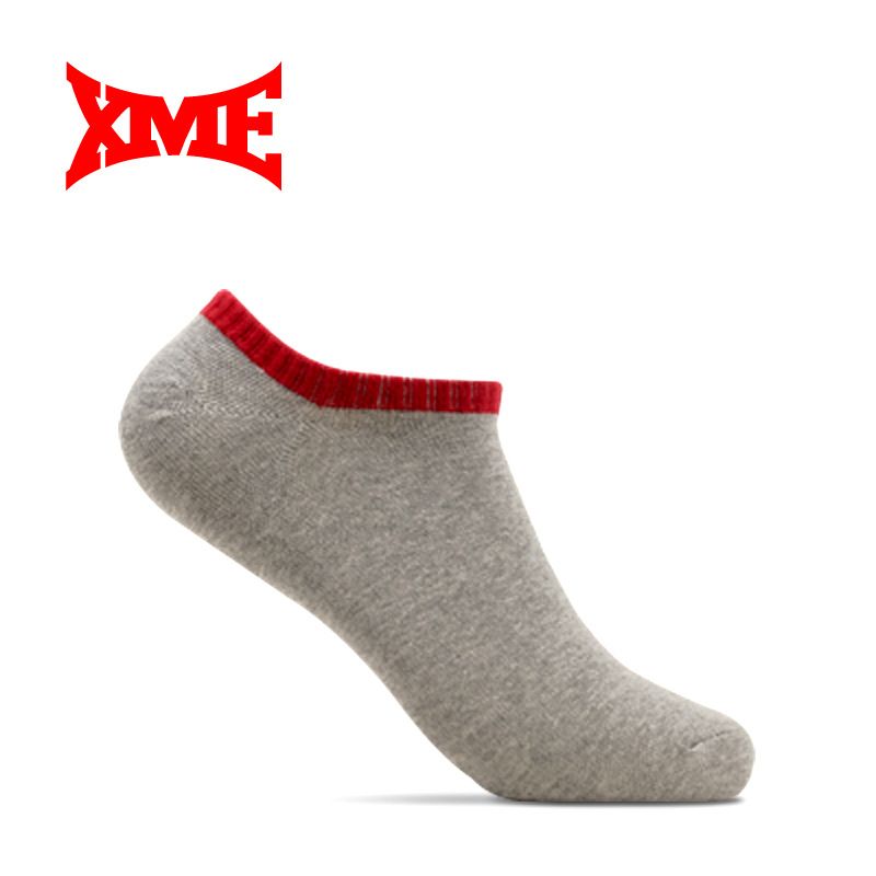 XME calzini sportivi da barca alla moda da uomo in cotone pettinato color block, calzini corti assorbenti e traspiranti_voghion.com