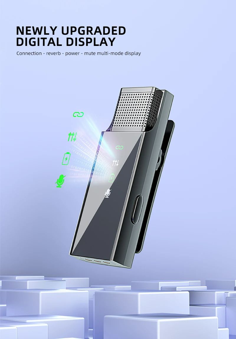 S16 Drahtlose Mikrofon Intelligente Lärm Reduktion USBC Mobile Kamera Soundkarte Computer Audio Video Aufnahme_voghion.com