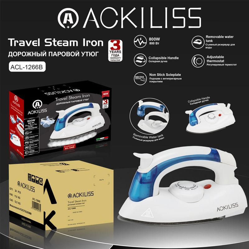 US/EU Steam Iron - Household Handheld Mini Electric Ironing Machine Portable 1100W_voghion.com