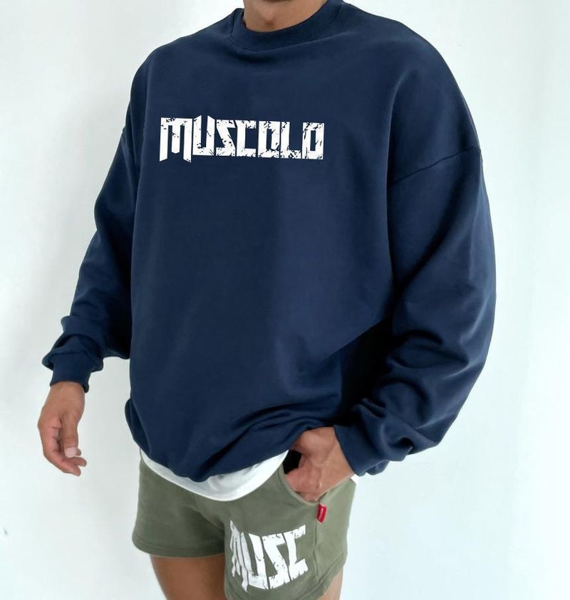 Sonbahar ve Kış Yuvarlak Yaka Fitness Koşu Antrenmanı, Uzun Kollu Alt Gömlek, Brother Pamuklu Spor Sweatshirt, Erkek_voghion.com