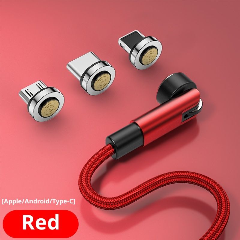 Digitex Magnetic Data Compatible With Huawei Super Fast 540-Degree Multi-Angle Rotating Strong Charging Mobile Phone Cable_voghion.com