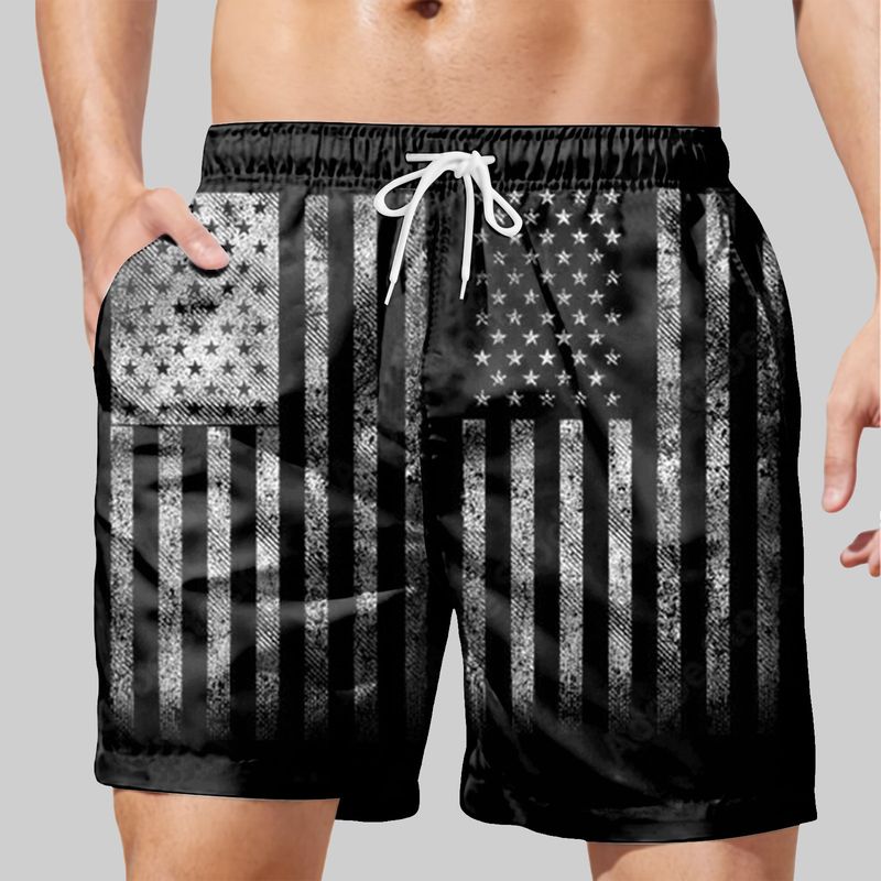 Unbeatable Quality Unbeatable Quality Series 3D Printed Summer Loose Beach Fashion Casual Shorts Men_voghion.com