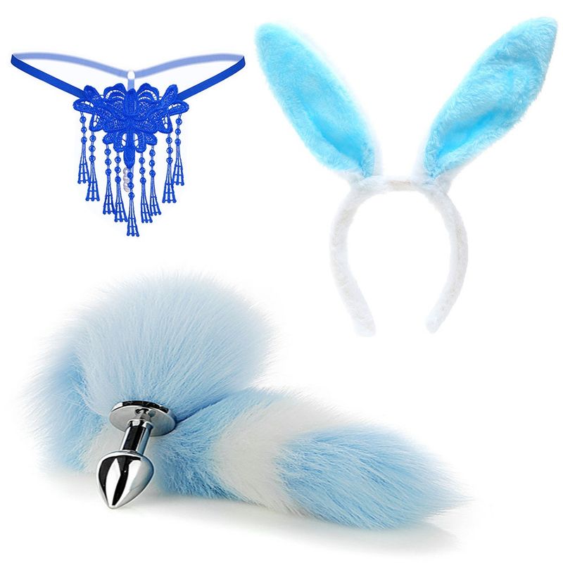 luckyqqyp Sexspielzeug-Set Cosplay Nippelklemmen Analplug Anfänger SM Erstmalige Verwendung_voghion.com