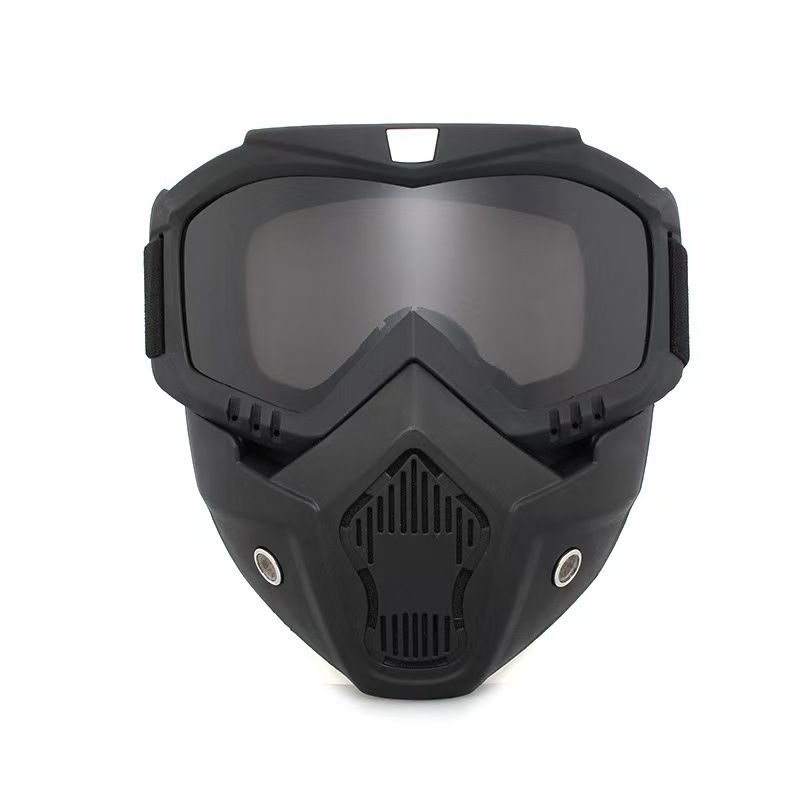 2025s Windproof Dustproof Cycling HD Transparent Goggles Welding Protective Mask Full Face Windshield_voghion.com