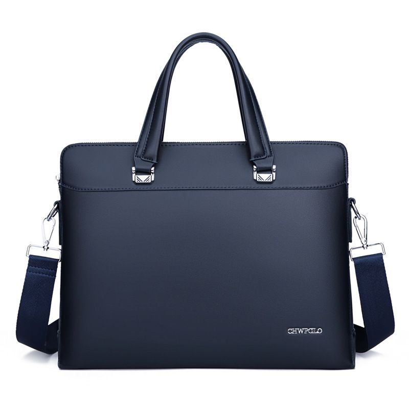 Super Power Paul Handbag Business Briefcase Casual Laptop Simple Cowhide Shoulder Crossbody Men's Bag_voghion.com