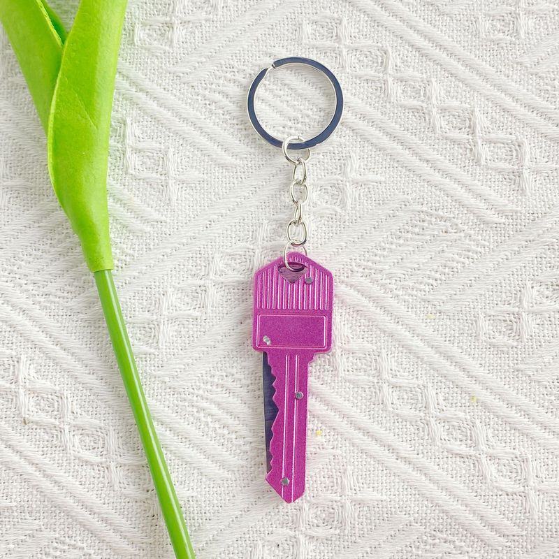 Mini Multi-Tool Keychain Knife - Compact Folding Utility Blade For Outdoor, Survival & Daily Use (10 Colors, Durable Metal, Portable Safety Tool)_voghion.com