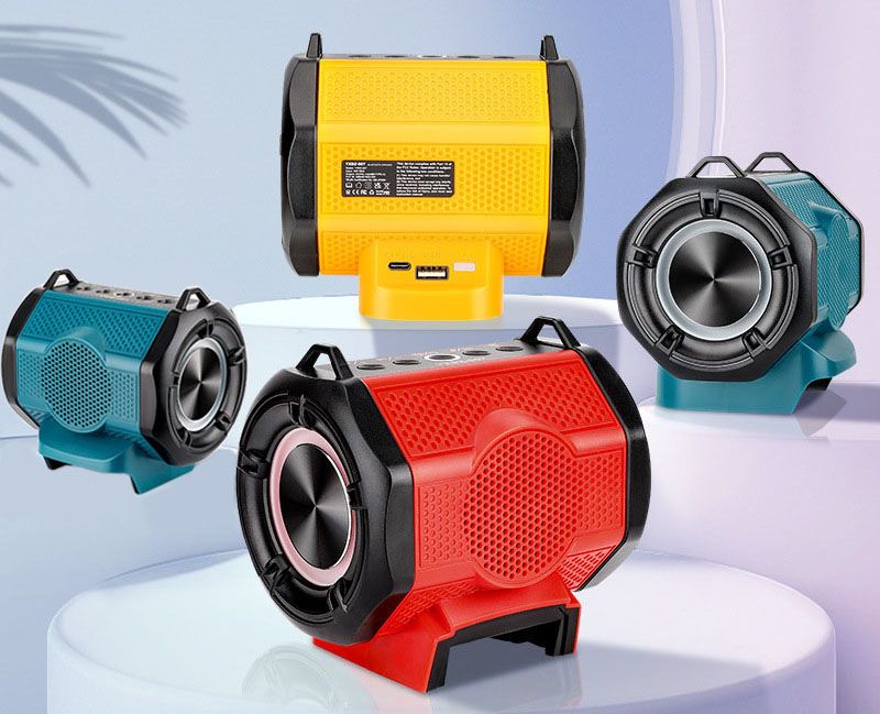 3D Surround HiFi High Fidelity Lautsprecher Audio Sound Bosch Milwaukee Für M18 Lithium Batterie_voghion.com