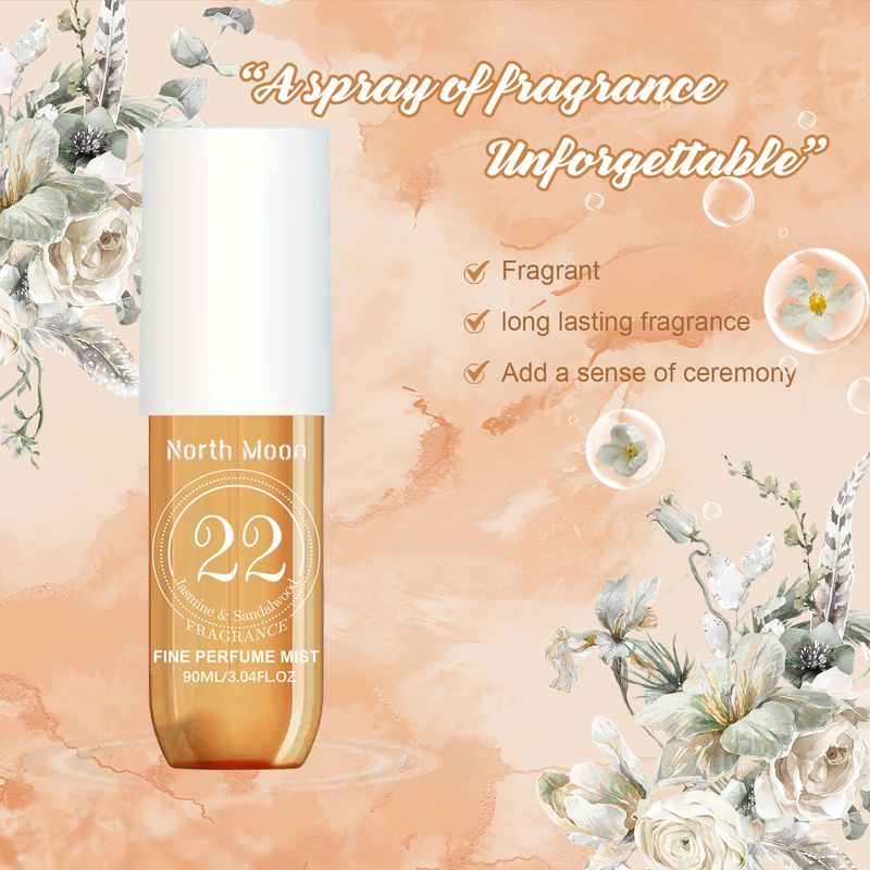 North Moon – Natürlicher, frischer und langanhaltender Duft für Damen, Parfümspray für hinter das Ohr und das Handgelenk_voghion.com