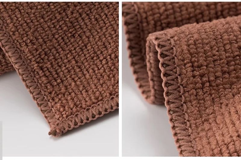 5/10 Stück Mikrofasertücher, Küchen- und Haushaltsreinigungstücher, Mehrzweck-Saugtücher, Antihaft-Ölreinigungstücher_voghion.com