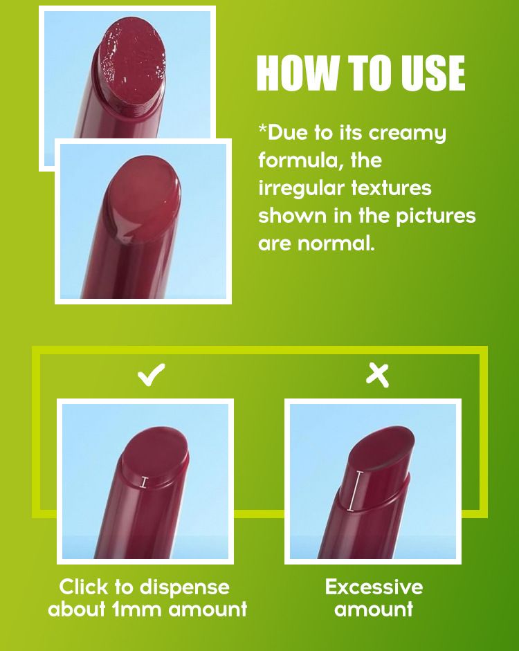 MLSMILE 9 - Color Push - Button Lipstick - Hydrating, Glossy, Mirror Shine, Dewy Plump | Solid Lip Balm + Lip Gloss Hybrid For Moisturized Lips_voghion.com