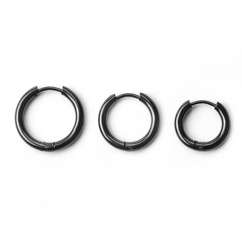 Tredy Celebrity Style Hip-Hop Street Me's Earrigs Fashioable Persoality Puk Stailess Steel Cuffs Ear Studs For_voghion.com