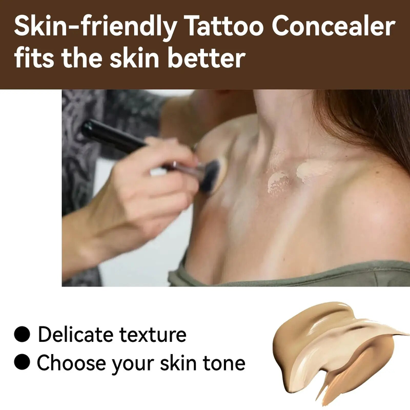 Concealer Foundation Cream Makeup Base Professional Full Coverage Freckles Cover Acne Spots and Dark Circles Facial Makeup_voghion.com